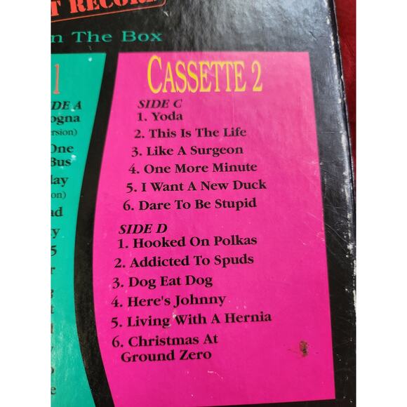 Weird Al Yankovic, Permanent Record, Cassette Tapes Collection, 1994 - Picture 6 of 8